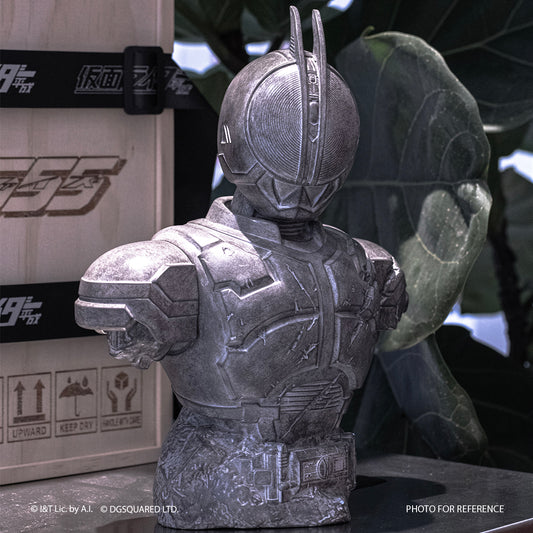 Kamen Rider Faiz Vinyl Half Bust Statue - Cement grey (Pre-order)