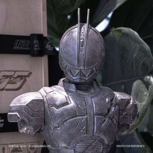Kamen Rider Faiz Vinyl Half Bust Statue - Cement grey (Pre-order)