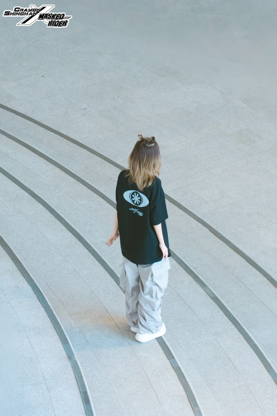 Crayon Shinchan x Masked Rider – MASKED RIDER 1 Tee - Black - DGSQUARED