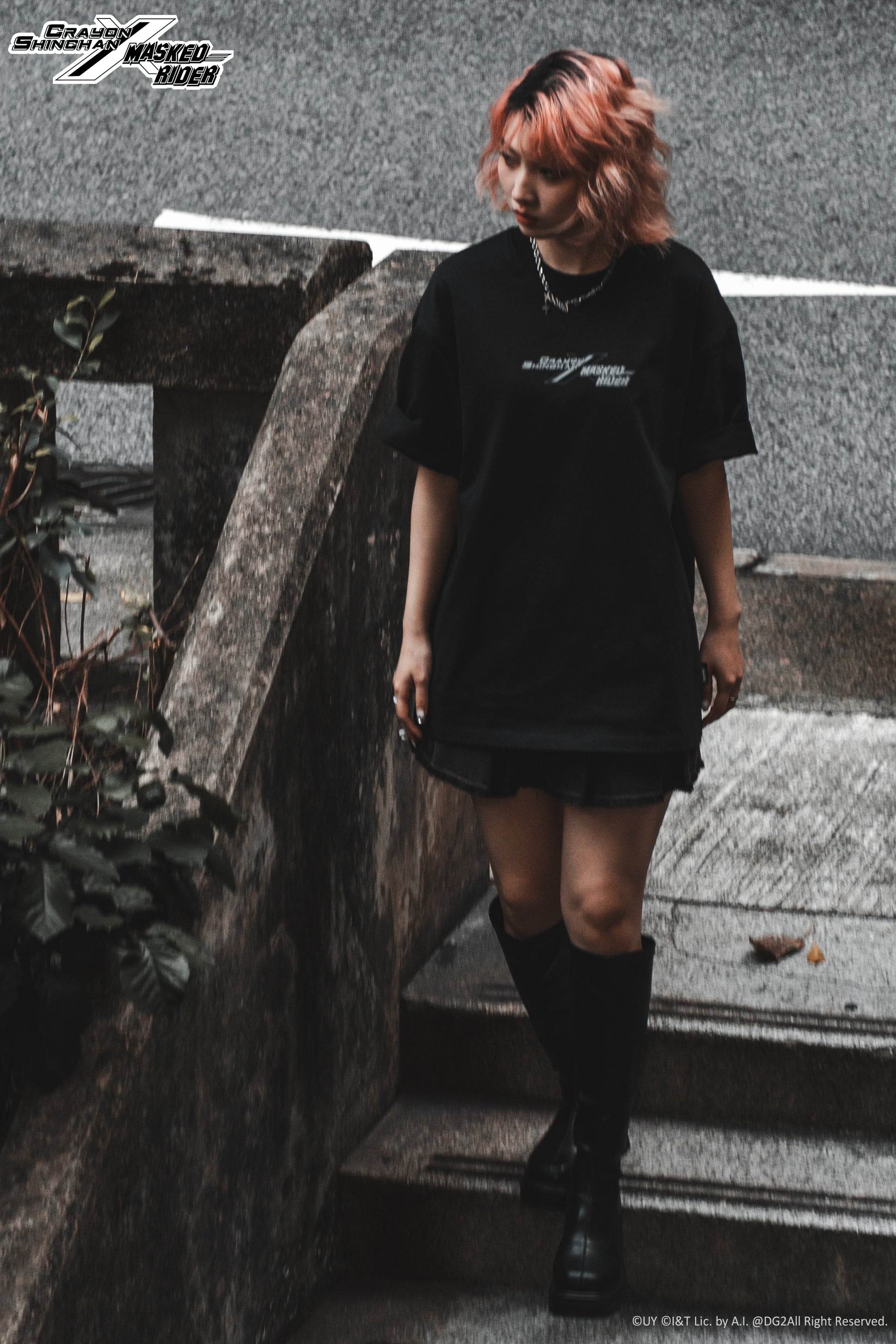 Crayon Shinchan x Masked Rider – Waniyama-san x Shocker Combatman Tee - Limited Version - DGSQUARED