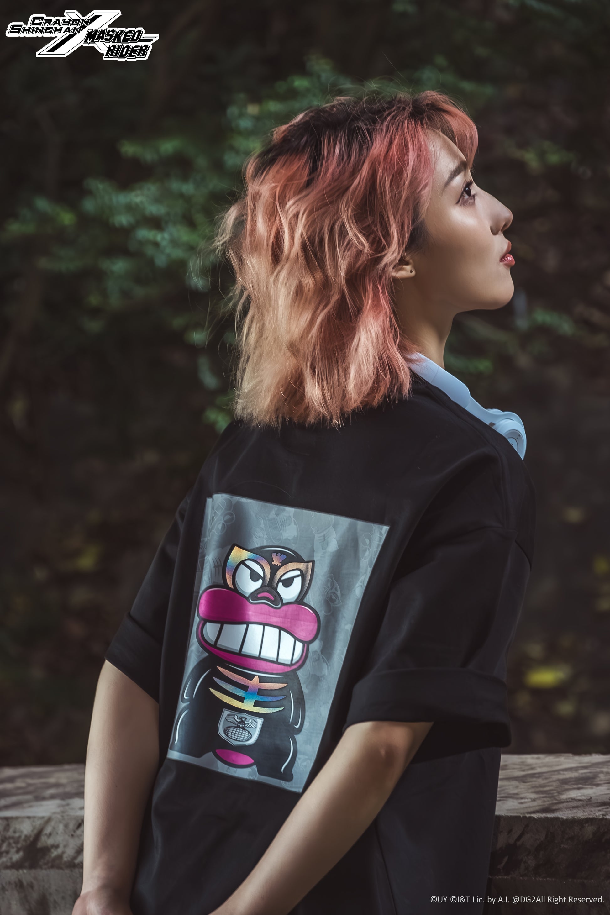 Crayon Shinchan x Masked Rider – Waniyama-san x Shocker Combatman Tee - Limited Version - DGSQUARED