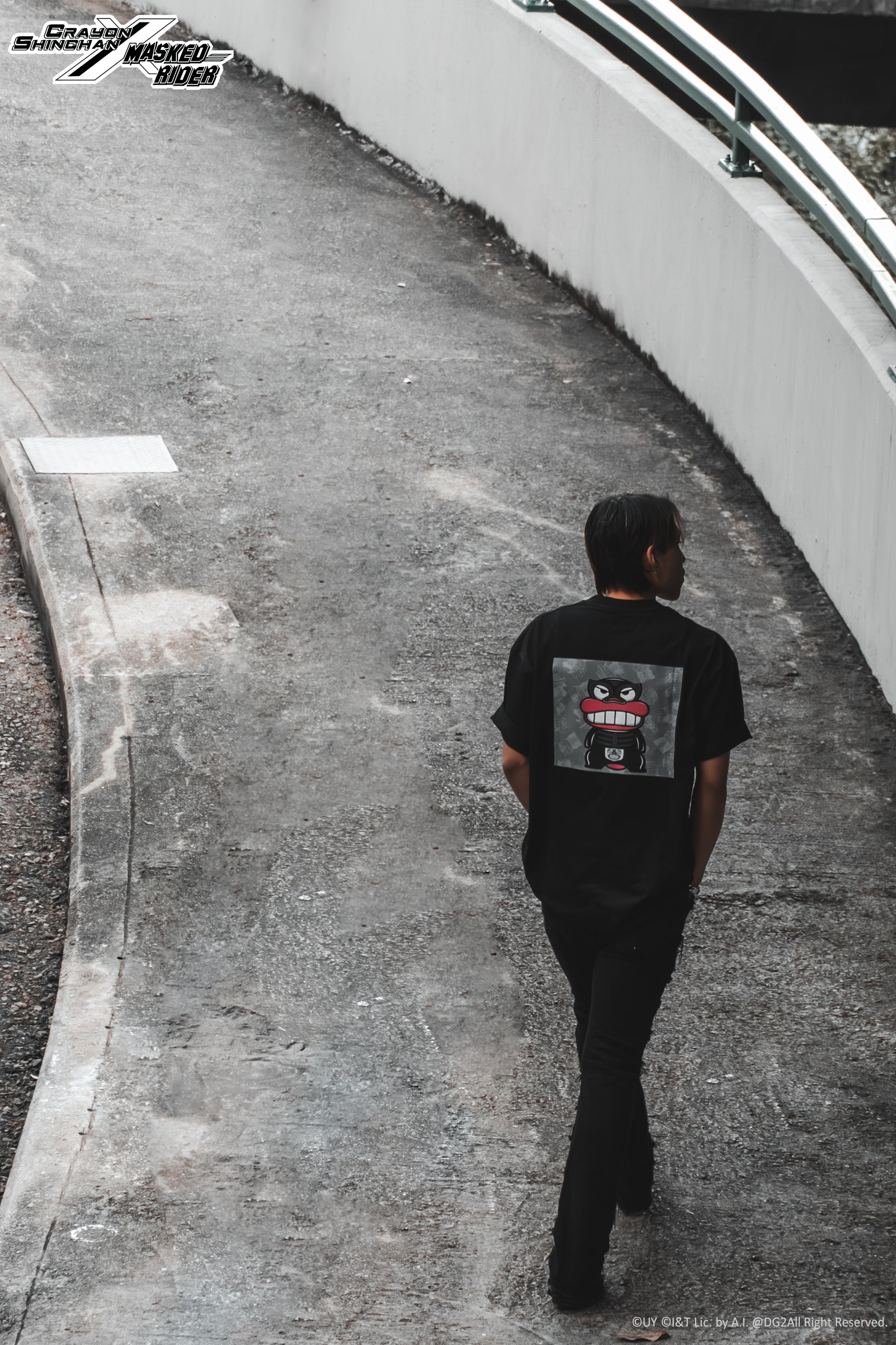 Crayon Shinchan x Masked Rider – Waniyama-san x Shocker Combatman Tee - Limited Version - DGSQUARED