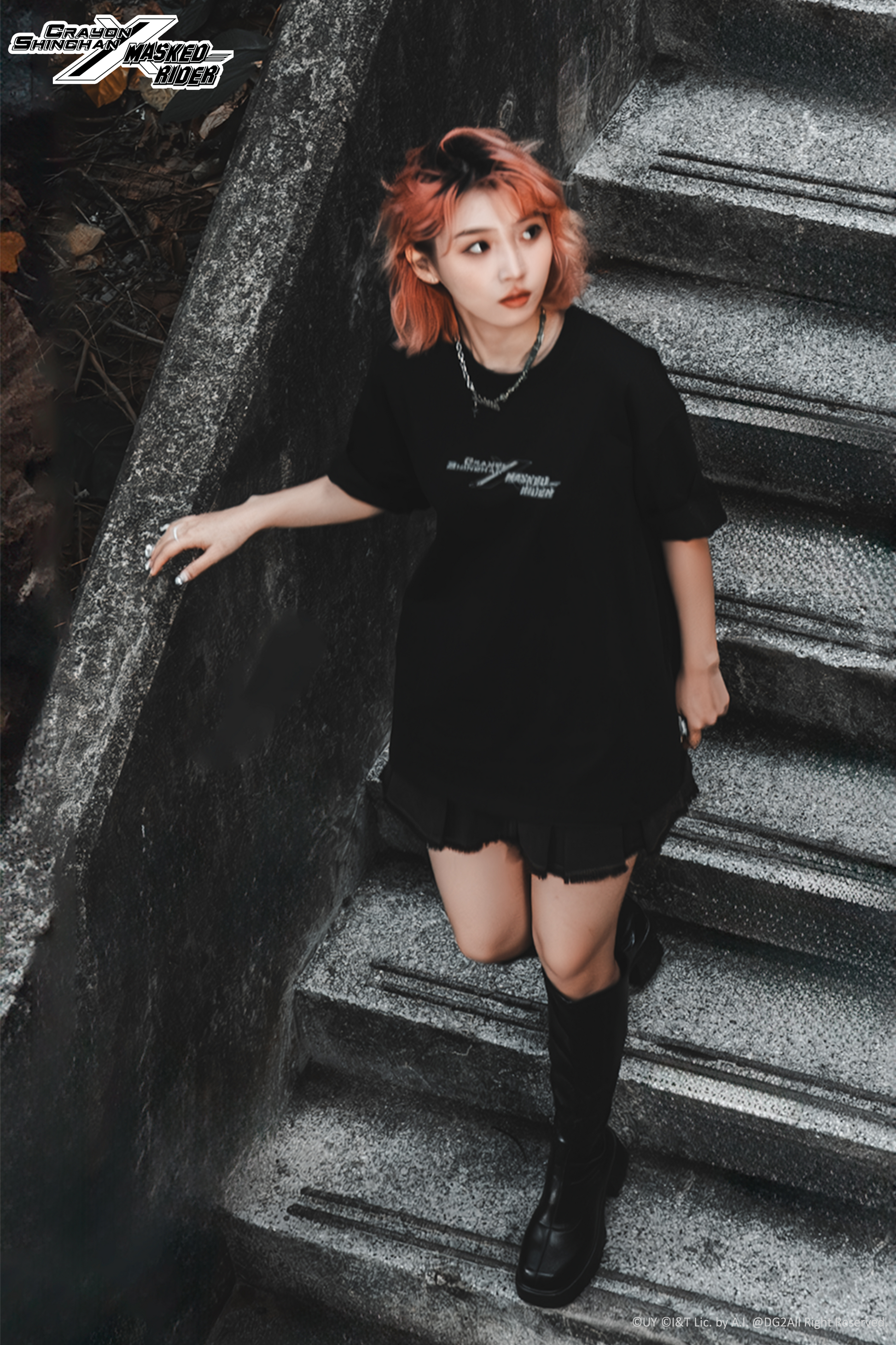 Crayon Shinchan x Masked Rider – Waniyama-san x Shocker Combatman Tee - Limited Version - DGSQUARED