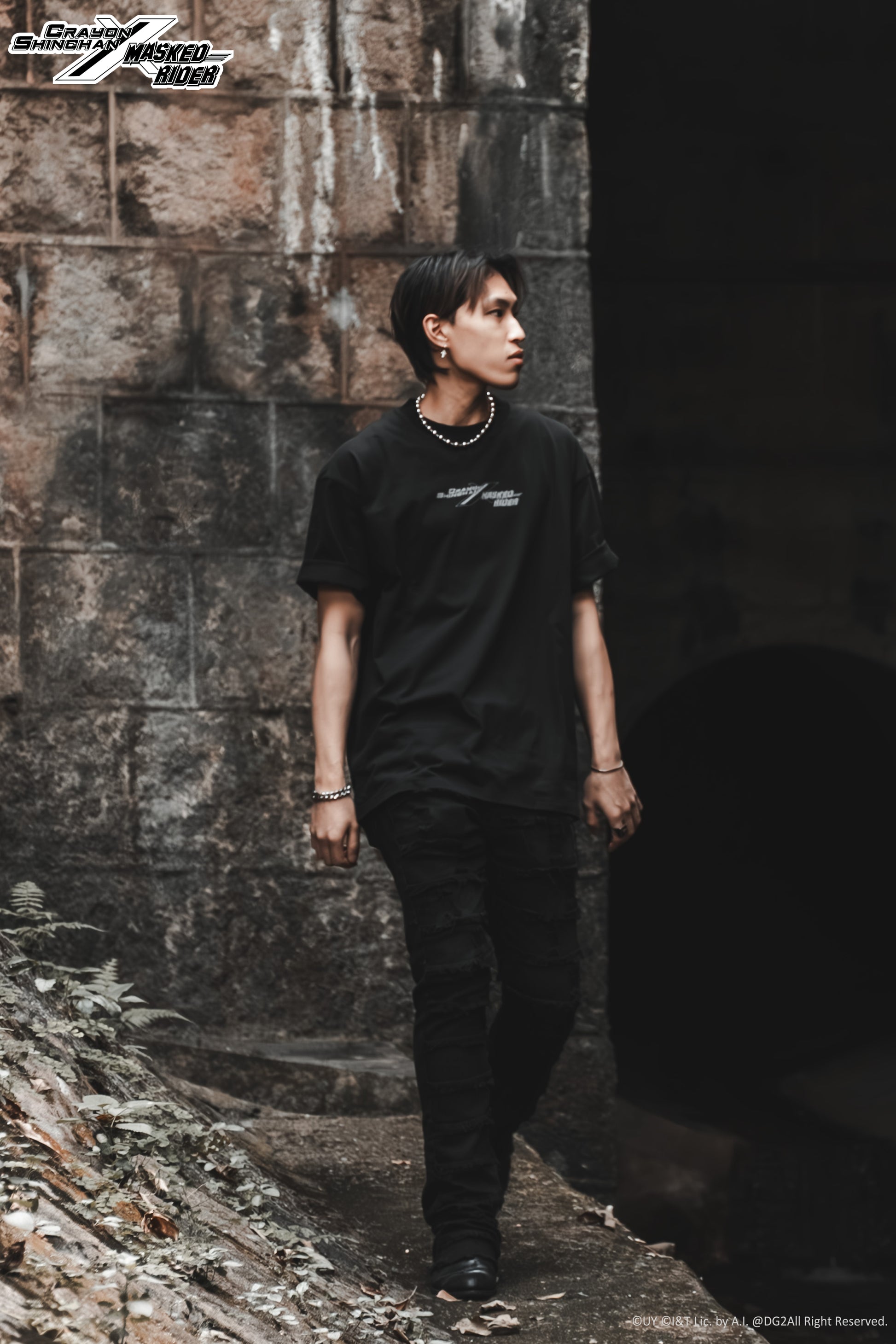 Crayon Shinchan x Masked Rider – Waniyama-san x Shocker Combatman Tee - Limited Version - DGSQUARED