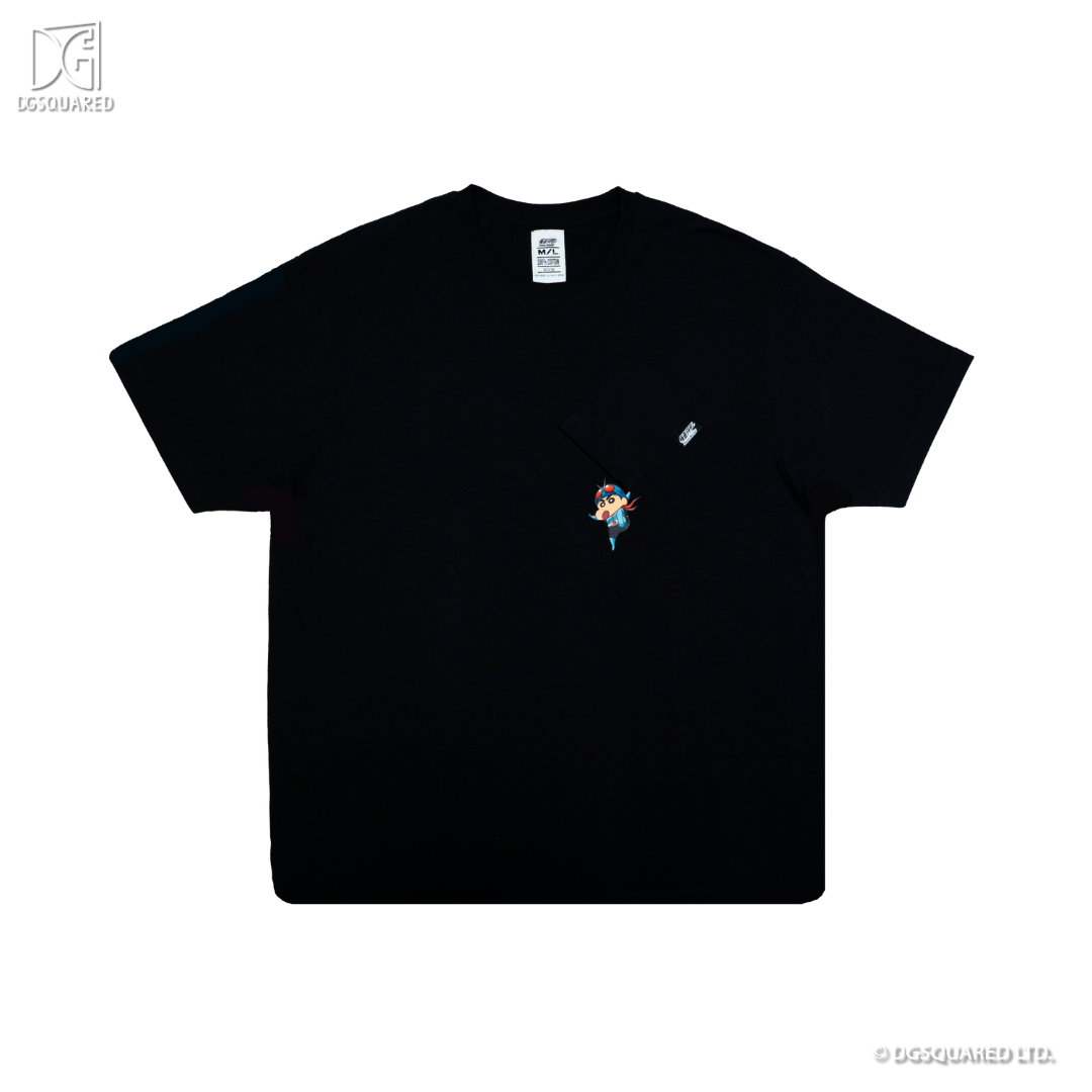 Crayon Shinchan x Masked Rider – MASKED RIDER 1 Tee - Black - DGSQUARED