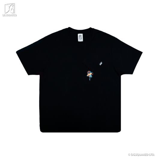 Crayon Shinchan x Masked Rider – MASKED RIDER 1 Tee - Black - DGSQUARED