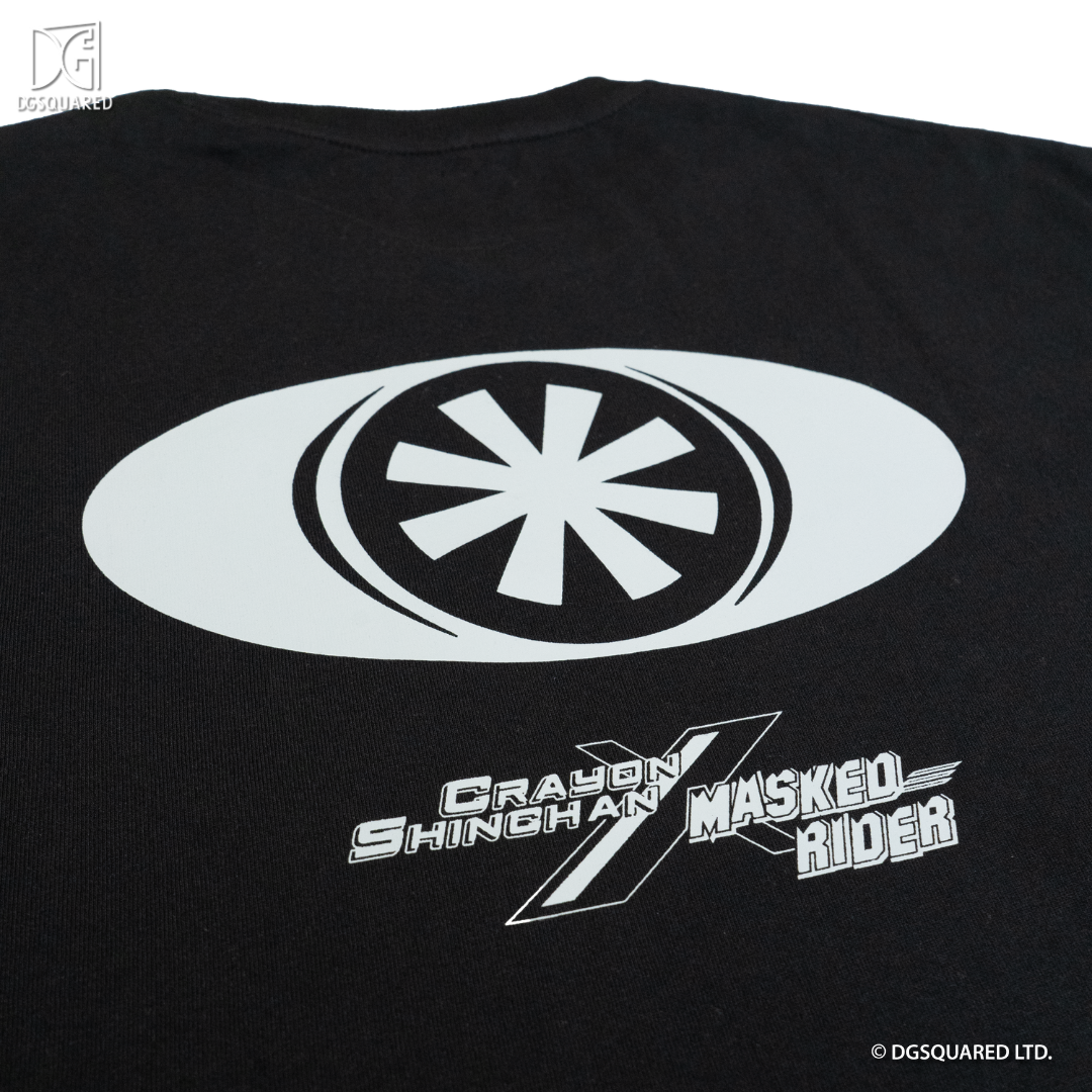 Crayon Shinchan x Masked Rider – MASKED RIDER 1 Tee - Black - DGSQUARED