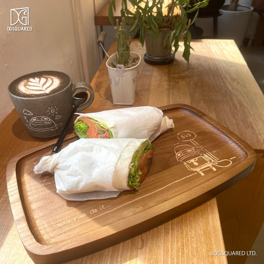 Yumo & Friends – Loveramics's wooden tray - DGSQUARED