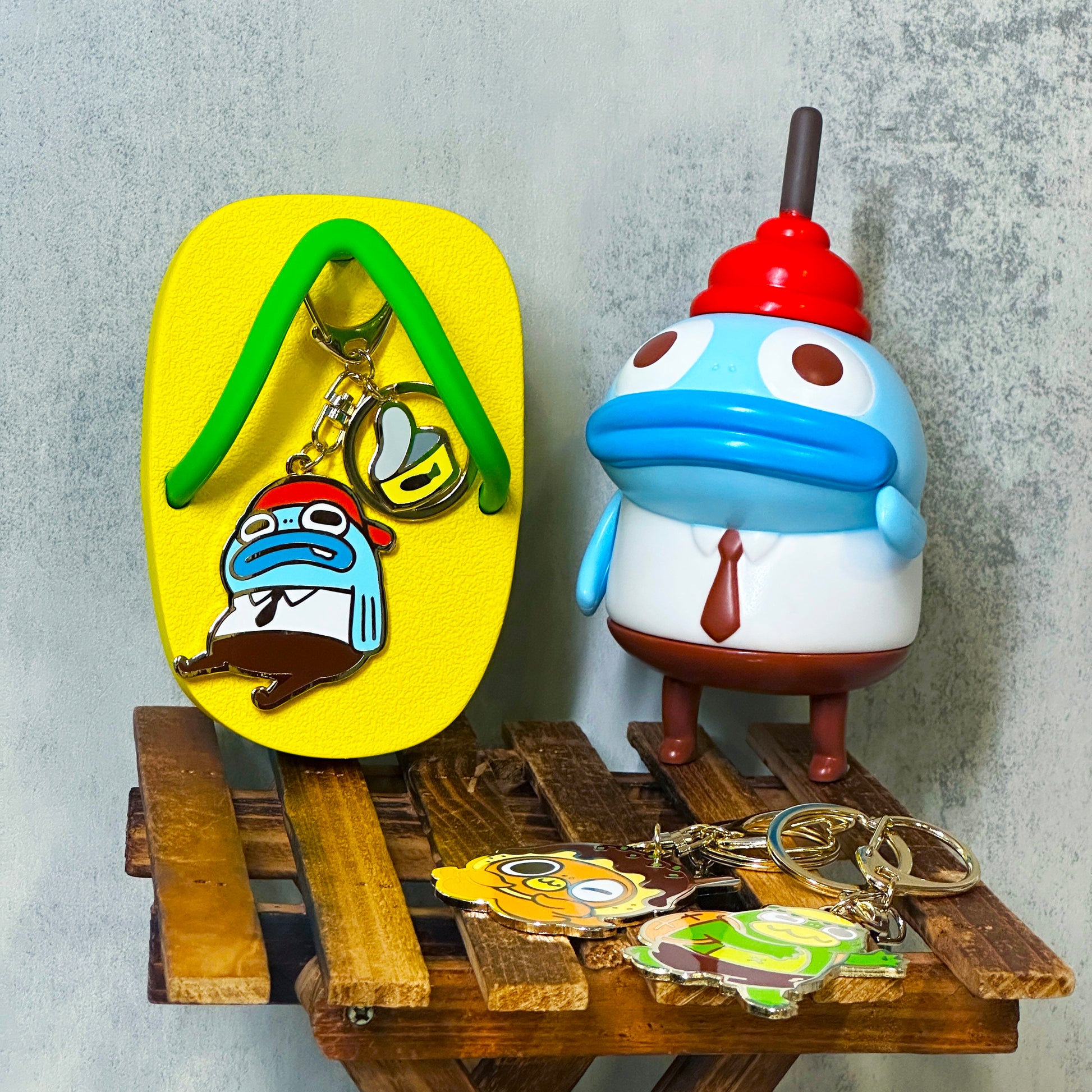 PINTRILL x Yumo & Friends Enamel Keychain - Yumo - DGSQUARED