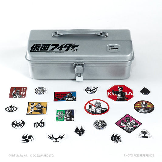 Kamen Rider Heisei Series Tool Box (20 Stickers Included)