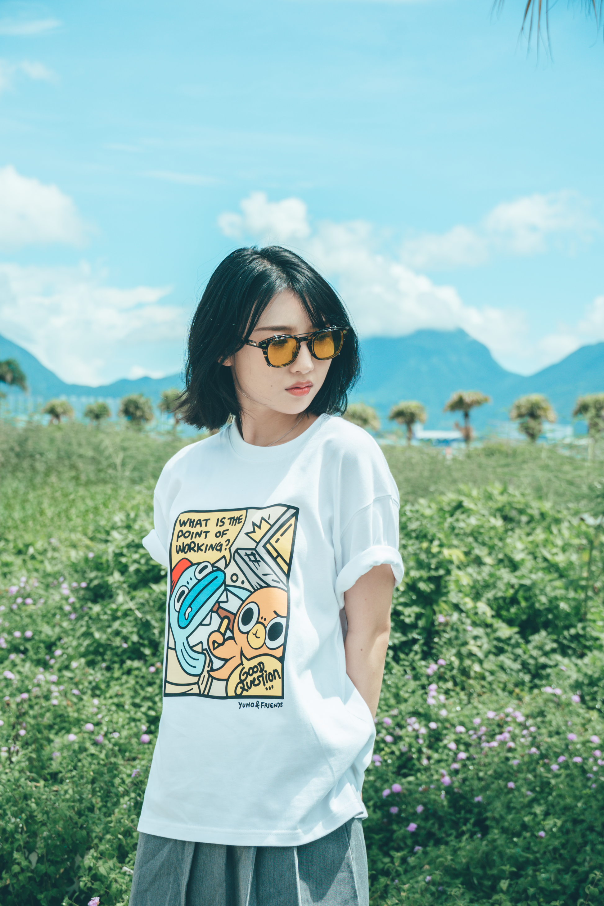 Yumo & Friends – What is the point Tee - DGSQUARED