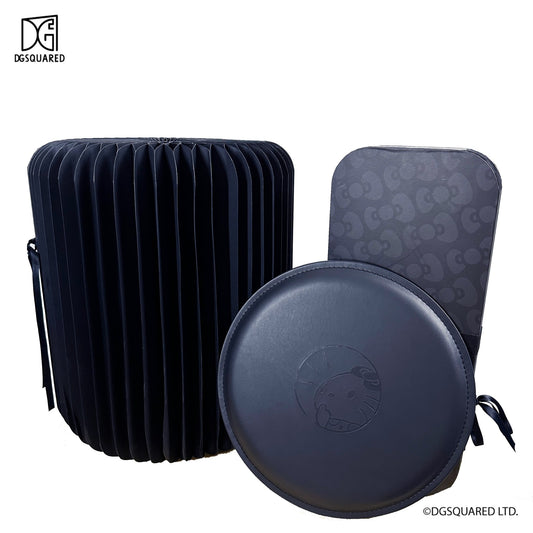 HELLO KITTY - Foldable Paper Stool with Artificial Leather - DGSQUARED