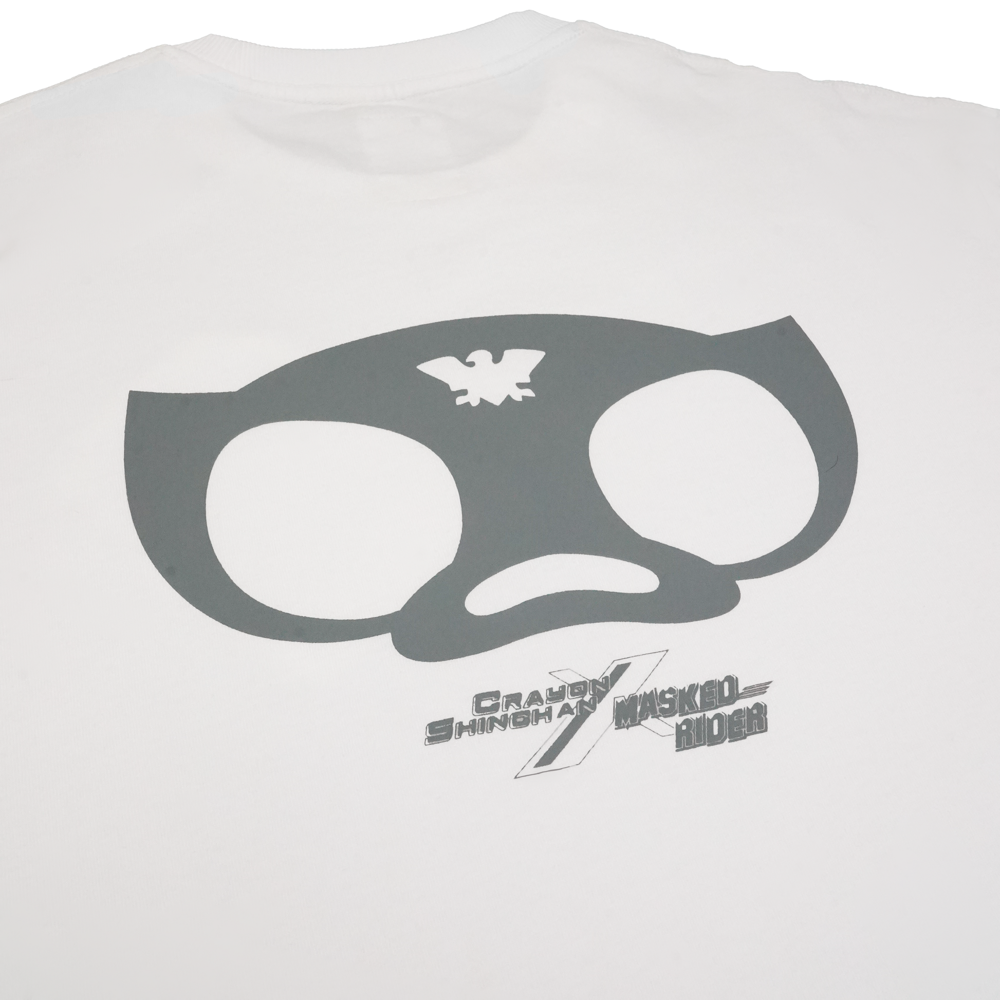 Crayon Shinchan x Masked Rider – Waniyama-san x Shocker Combatman Tee - White - DGSQUARED