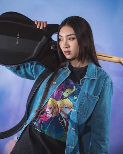【OSHI NO KO】 - Denim shirt (Ai)