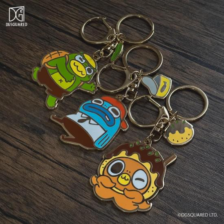 PINTRILL x Yumo & Friends Enamel Keychain - Cupi - DGSQUARED