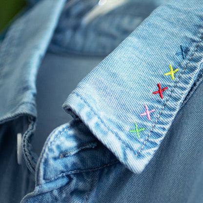 Crayon Shinchan x Super Sentai - DGSARTOR Shirt Blue