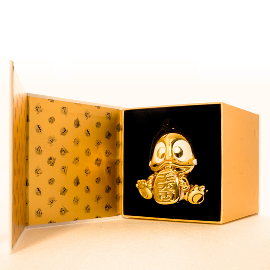Bubble Bobble Art Vinyl - Bubblun (Premium Gold Edition)
