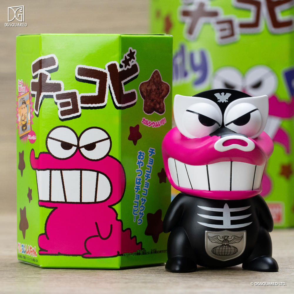 Crayon Shinchan x Masked Rider –Vinyl Figure - Waniyama-san x  Shocker Combatman (original color)