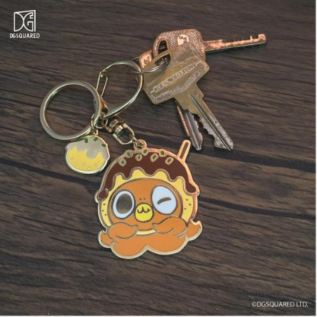 PINTRILL x Yumo & Friends Enamel Keychain - Tako