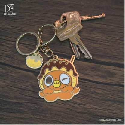 PINTRILL x Yumo & Friends Enamel Keychain - Tako