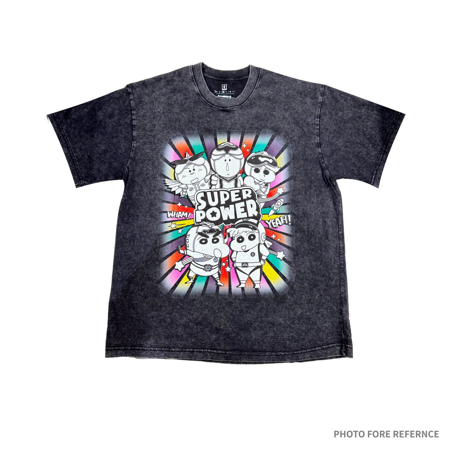 Crayon Shinchan x Super Sentai - DGSARTOR Tshirt (B&W)