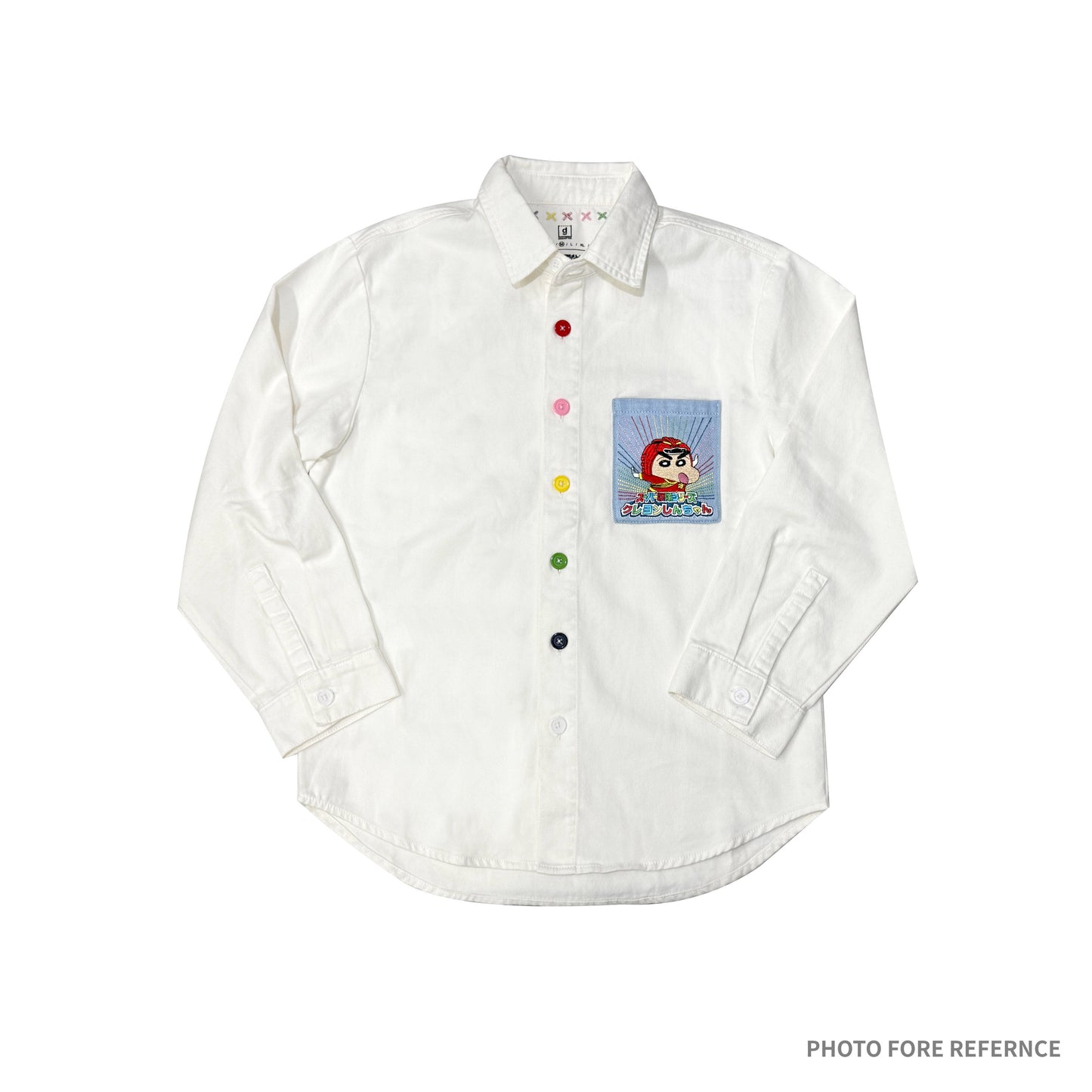 Crayon Shinchan x Super Sentai - DGSARTOR Shirt White