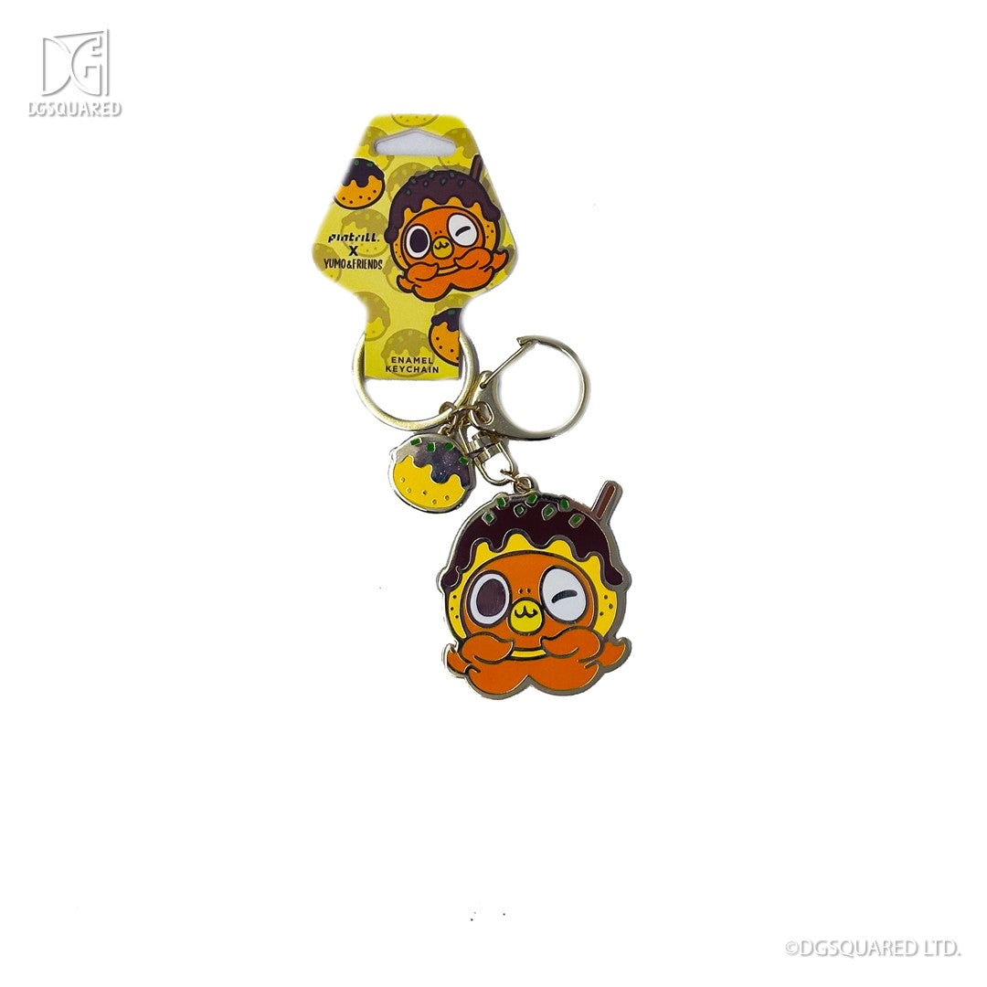 PINTRILL x Yumo & Friends Enamel Keychain - Tako - DGSQUARED