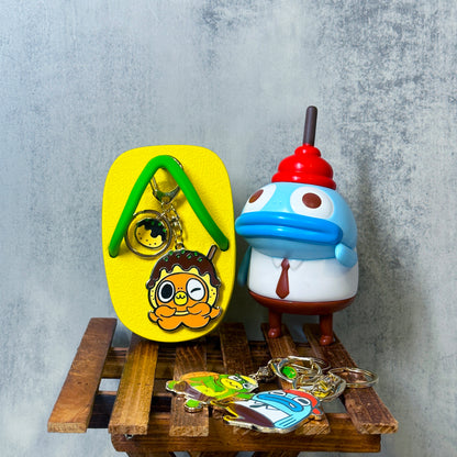 PINTRILL x Yumo & Friends Enamel Keychain - Tako - DGSQUARED