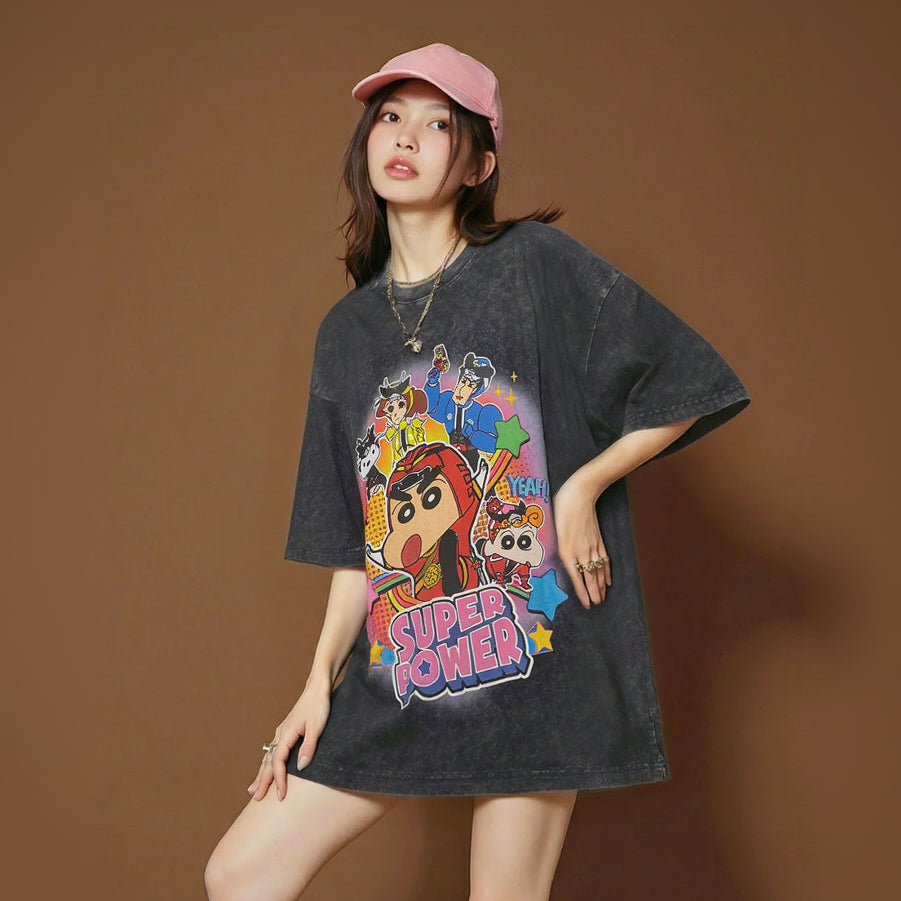 蠟筆小新x超級戰隊 - DGSARTOR TEE (彩色) 