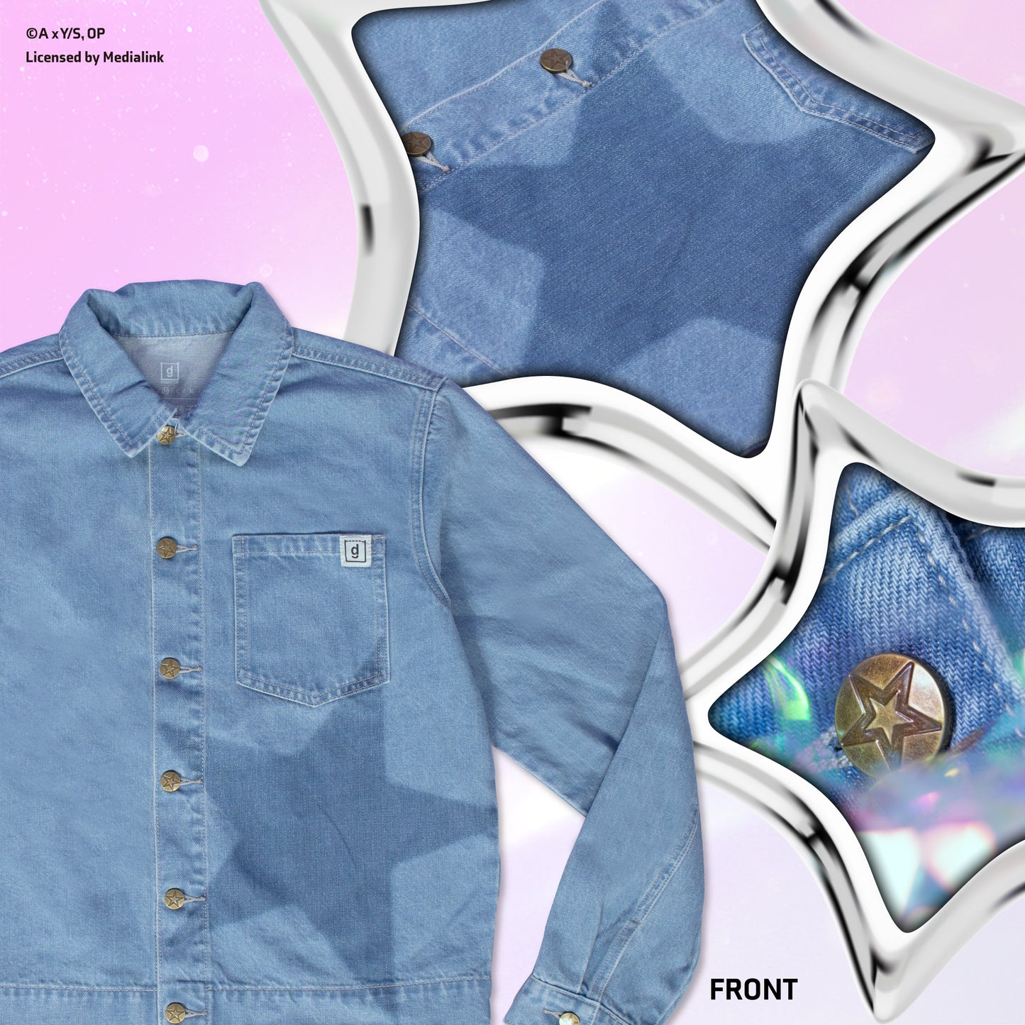 【OSHI NO KO】 - Denim shirt (Ai)
