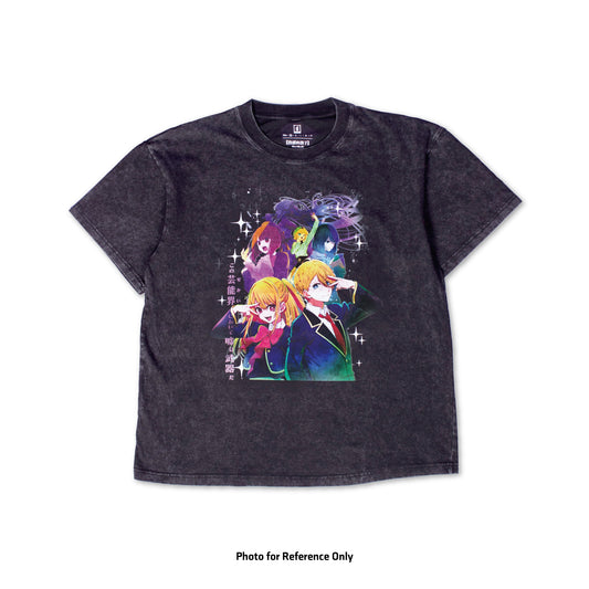 【OSHI NO KO】 - Tshirt (Washed Black - Group)